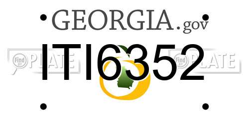 ITI6352 Georgia License Plate