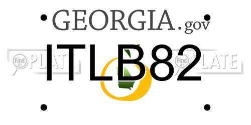 ITLB82 Georgia License Plate