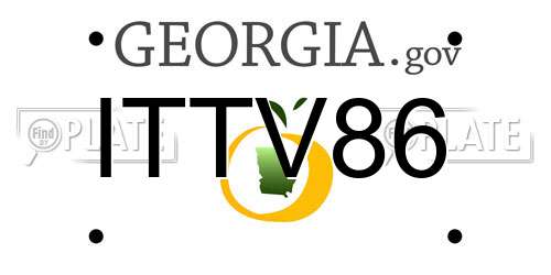 ITTV86 Georgia License Plate