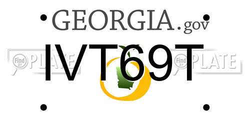 IVT69T Georgia License Plate