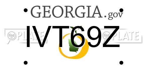 IVT69Z Georgia License Plate