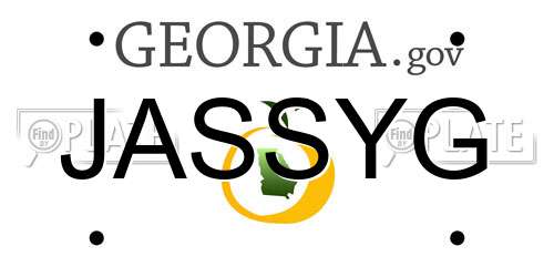 JASSYG Georgia License Plate