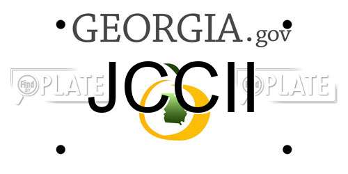 JCCII Georgia License Plate