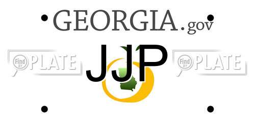 JJP Georgia License Plate