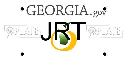 JRT Georgia License Plate