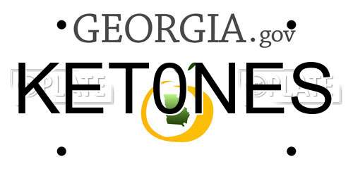 KET0NES Georgia License Plate