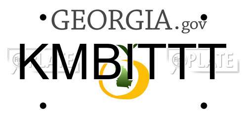 KMBITTT Georgia License Plate