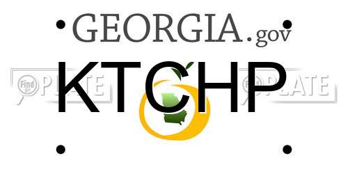 KTCHP Georgia License Plate