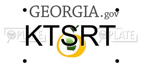 KTSRT Georgia License Plate