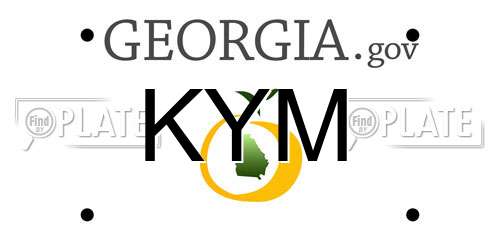 KYM Georgia License Plate