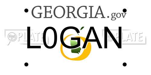 L0GAN Georgia License Plate