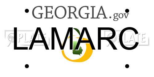 LAMARC Georgia License Plate