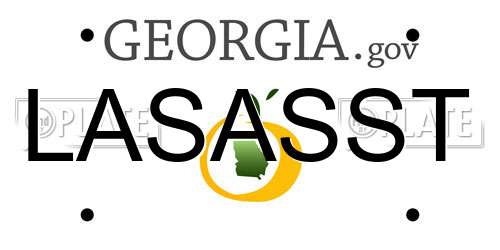 LASASST Georgia License Plate