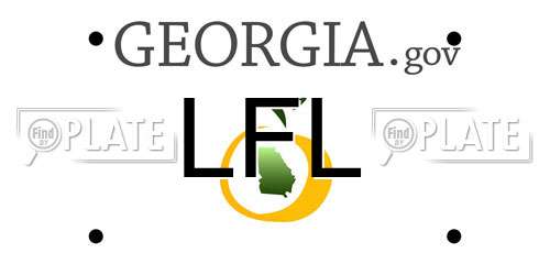 LFL Georgia License Plate