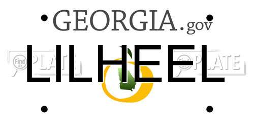 LILHEEL Georgia License Plate