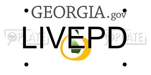LIVEPD Georgia License Plate