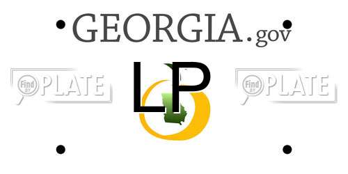 LP Georgia License Plate