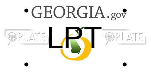 LPT Georgia License Plate