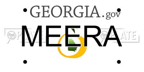 MEERA Georgia License Plate
