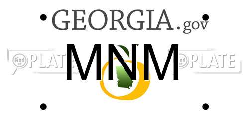 MNM Georgia License Plate