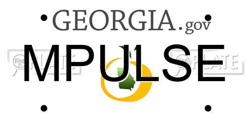 MPULSE Georgia License Plate