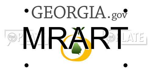 MRART Georgia License Plate