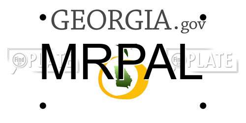 MRPAL Georgia License Plate
