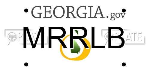 MRRLB Georgia License Plate