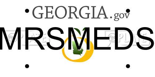 MRSMEDS Georgia License Plate