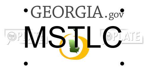 MSTLC Georgia License Plate