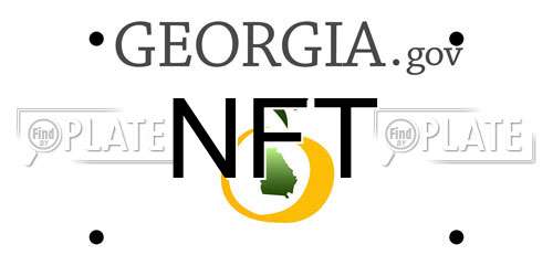 NFT Georgia License Plate