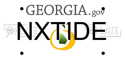 NXTIDE Georgia License Plate