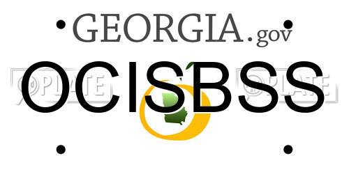 OCISBSS Georgia License Plate