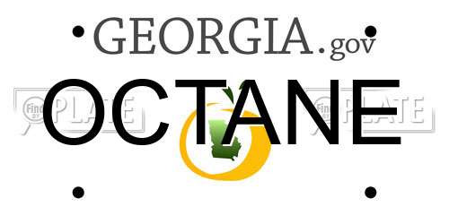 OCTANE Georgia License Plate