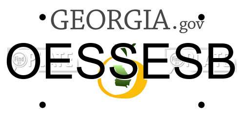 OESSESB Georgia License Plate