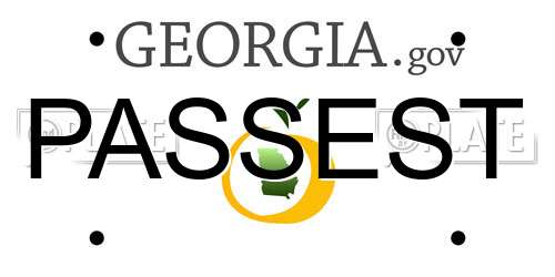PASSEST Georgia License Plate