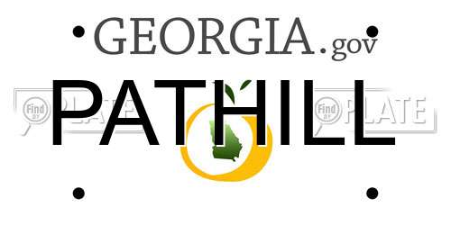 PATHILL Georgia License Plate