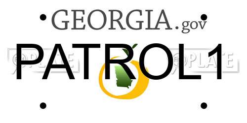 PATROL1 Georgia License Plate