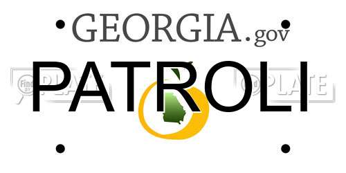 PATROLI Georgia License Plate