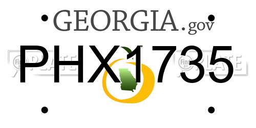PHX1735 Georgia License Plate