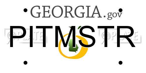 PITMSTR Georgia License Plate
