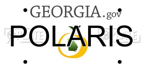 POLARIS Georgia License Plate