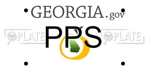 PPS Georgia License Plate