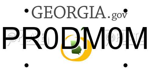PR0DM0M Georgia License Plate