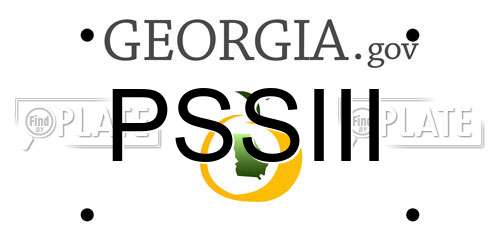 PSSIII Georgia License Plate