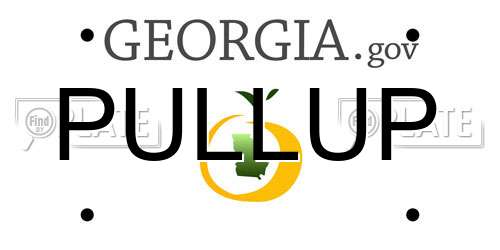 PULLUP Georgia License Plate