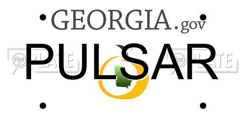 PULSAR Georgia License Plate