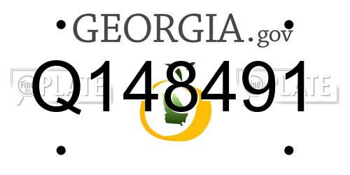 Q148491 Georgia License Plate