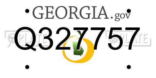 Q327757 Georgia License Plate