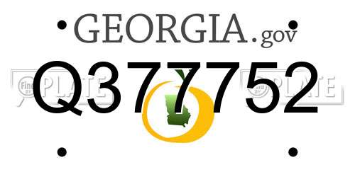 Q377752 Georgia License Plate